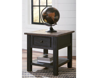 Tyler Creek Coffee Table and 2 End Tables with Console