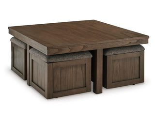 Boardernest Coffee Table with 4 Stools