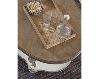 Realyn Coffee Table and 2 End Tables