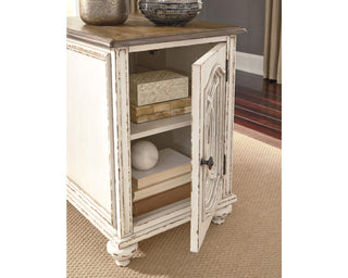 Realyn Coffee Table and 2 End Tables