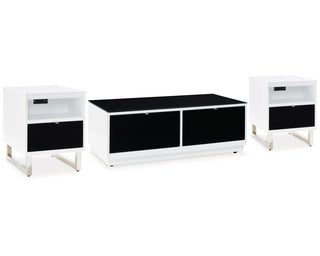 Gardoni Coffee Table and 2 Chairside End Tables