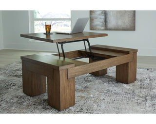 Rosswain Lift-top Coffee Table and 2 End Tables