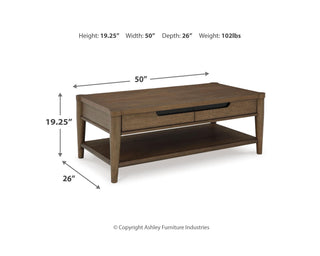 Roanhowe Coffee Table and 2 End Tables