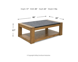 Quentina Lift-top Coffee Table and 2 End Tables