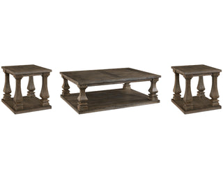 Johnelle Coffee Table and 2 End Tables