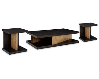 Kocomore Coffee Table and 2 Chairside End Tables