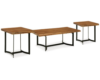 Fortmaine Coffee Table and 2 End Tables