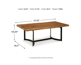 Fortmaine Coffee Table and 2 End Tables