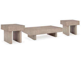Jorlaina Coffee Table and 2 End Tables