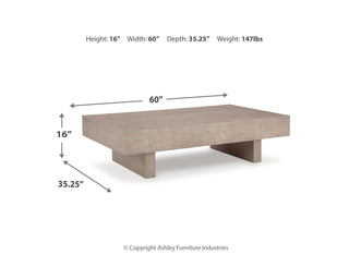 Jorlaina Coffee Table and 2 End Tables