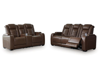 High Impact Power Reclining Sofa and Loveseat