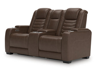 High Impact Power Reclining Loveseat with Console