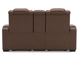 High Impact Power Reclining Loveseat with Console