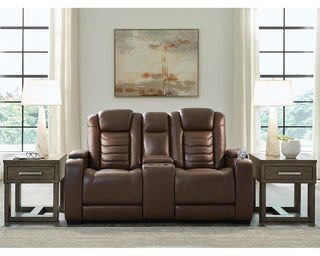 High Impact Power Reclining Loveseat with Console