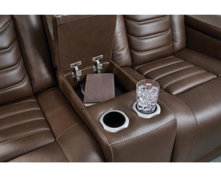 High Impact Power Reclining Loveseat with Console