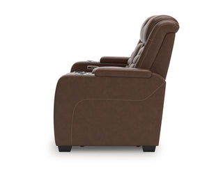 High Impact Power Reclining Loveseat with Console