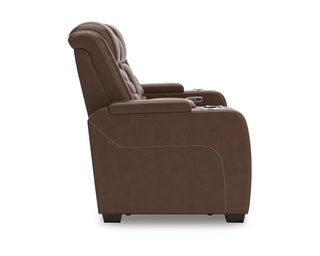 High Impact Power Reclining Loveseat with Console