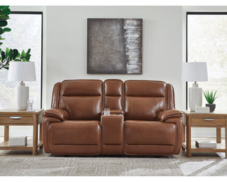Healy Pier Power Reclining Loveseat with Console