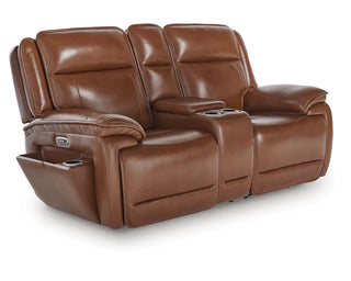 Healy Pier Power Reclining Sofa, Loveseat and Recliner