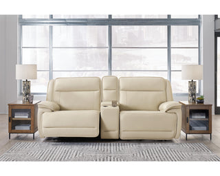 Double Deal 3-Piece Power Reclining Loveseat Sectional with Console