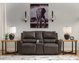 Boxmere Power Reclining Loveseat with Console