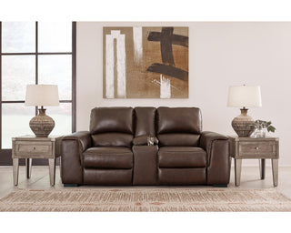 Alessandro Power Reclining Loveseat with Console