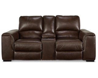 Alessandro Power Reclining Loveseat with Console
