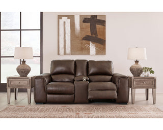 Alessandro Power Reclining Loveseat with Console