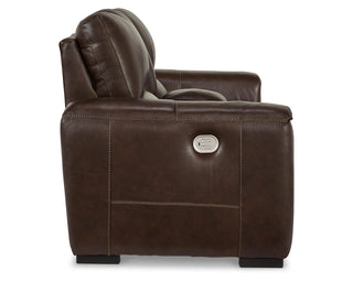 Alessandro Power Reclining Loveseat with Console