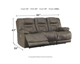 Wurstrow Power Reclining Sofa and Loveseat