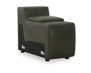 Center Line 3-Piece Sectional Sofa and 3-Piece Loveseat with Console