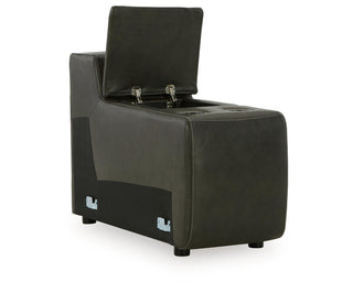 Center Line 3-Piece Sectional Sofa and 3-Piece Loveseat with Console