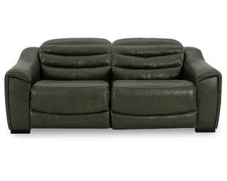 Center Line 2-Piece Power Reclining Sectional Loveseat