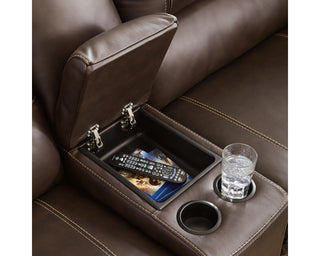 Dunleith 3-Piece Power Reclining Loveseat with Console