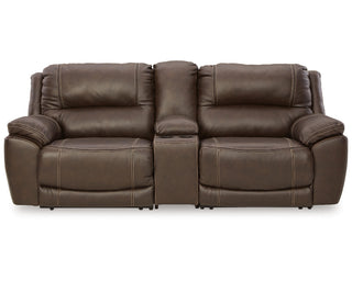 Dunleith 3-Piece Power Reclining Loveseat with Console