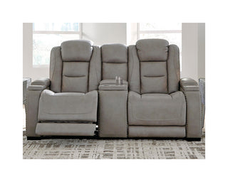 The Man-Den Power Reclining Loveseat with Console