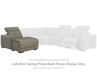 Correze Left-Arm Facing Power Reclining Back Chaise