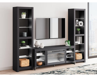 Cayberry 3-Piece Entertainment Center with Electric Fireplace