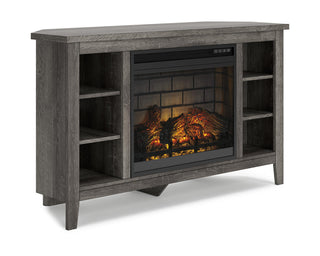Arlenbry Corner TV Stand with Electric Fireplace