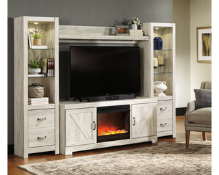 Bellaby 4-Piece Entertainment Center with Fireplace