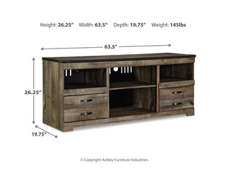 Trinell 63" TV Stand