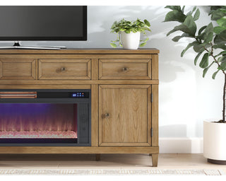 Sharlance 81" TV Stand with Electric Fireplace