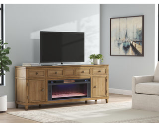 Sharlance 81" TV Stand with Electric Fireplace