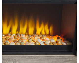 Naydell 92" TV Stand with Electric Fireplace