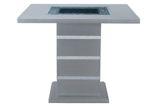 MONACO DARK GREY BAR TABLE TOP AND BASE