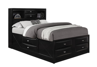 LINDA BLACK QUEEN BED