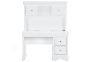 POMPEI METALLIC WHITE BOOKCASE TWIN BED WITH LED