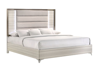 ZAMBRANO WHITE KING BED GROUP