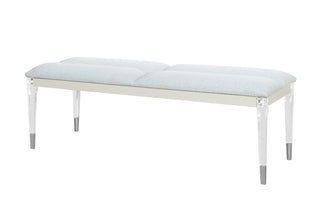 ORION GOLD BENCH WITH ACRYLIC LEGS