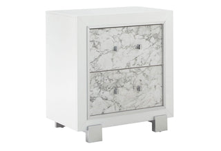 SANTORINI WHITE NIGHTSTAND